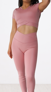 Sculpt Me- Leggings Deportivas-Pink
