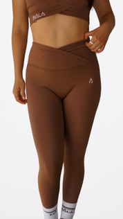 Sculpt Me Leggings Deportivas- Espresso