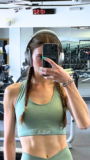 Feeling Powerful -Sports Bra-Pastel Green