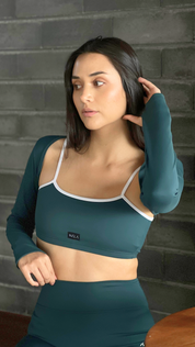 Freedom Micro Top- Midnight Green