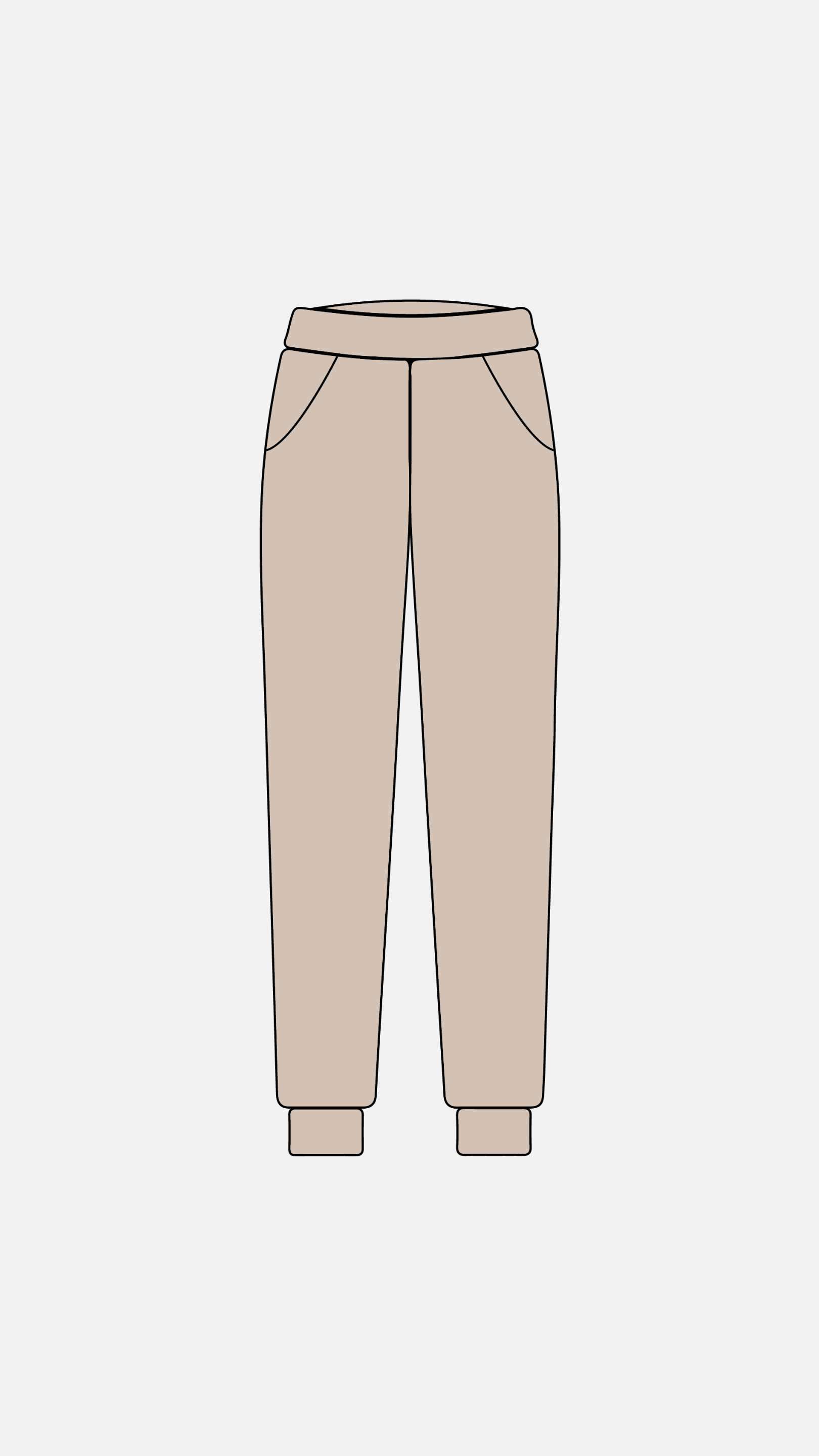 Comfort Jogger-Beige