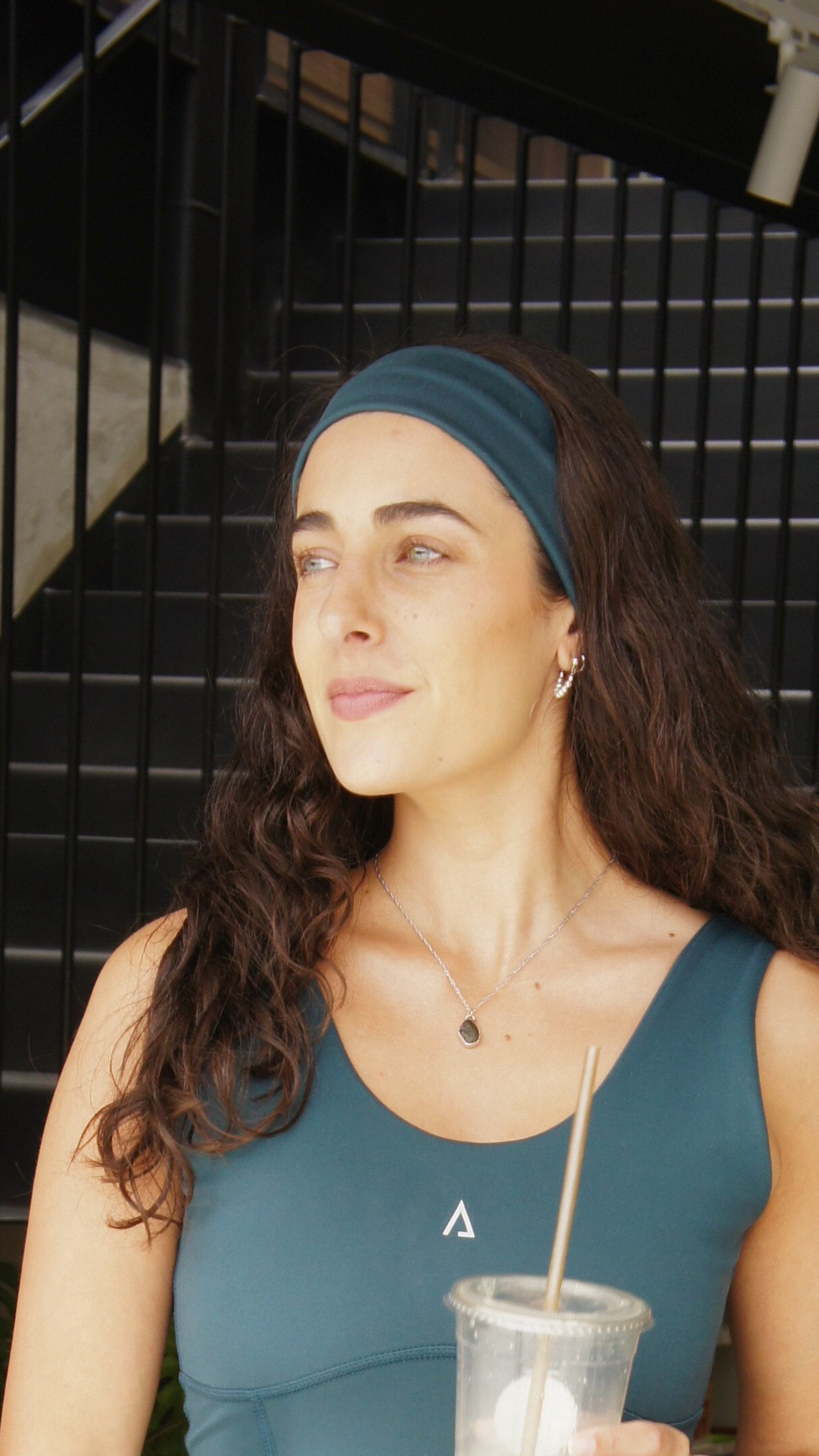 Gym Headband - Midnight Green