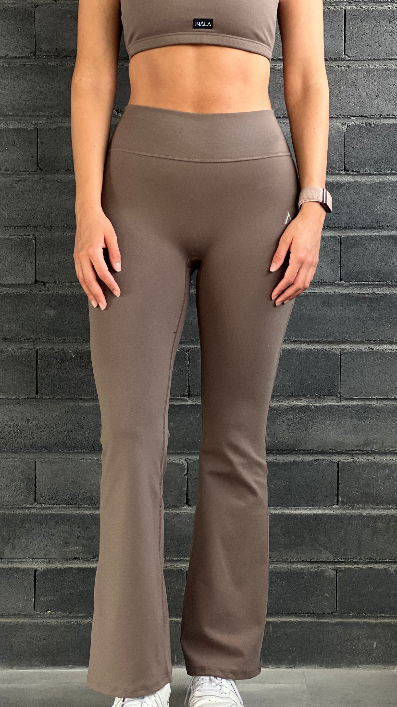 Leggings de basta ancha - Deep Taupe