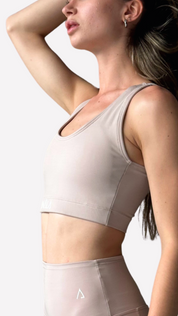 Feeling Powerful -Sports Bra-Beige