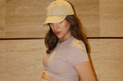 Sculpt Me -Crop Top- Beige