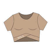 Sculpt Me -Crop Top- Beige
