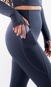 Flow Leggings con bolsillos laterales- Storm