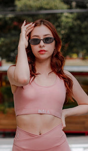 Feeling Powerful -Sports Bra-Pink