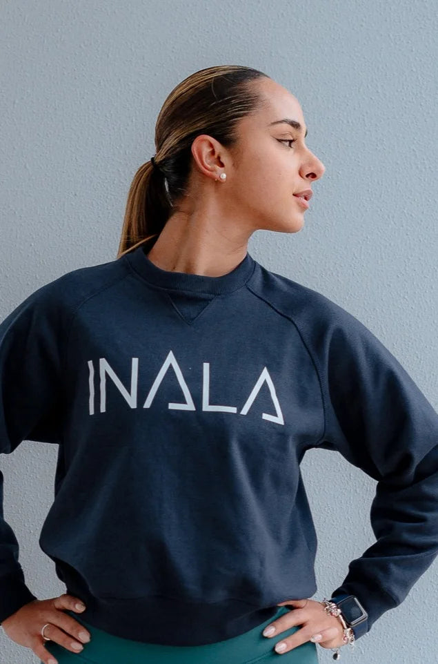 INALA Sweater-Navy Blue