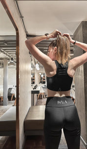 Feeling Powerful -Sports Bra-Black