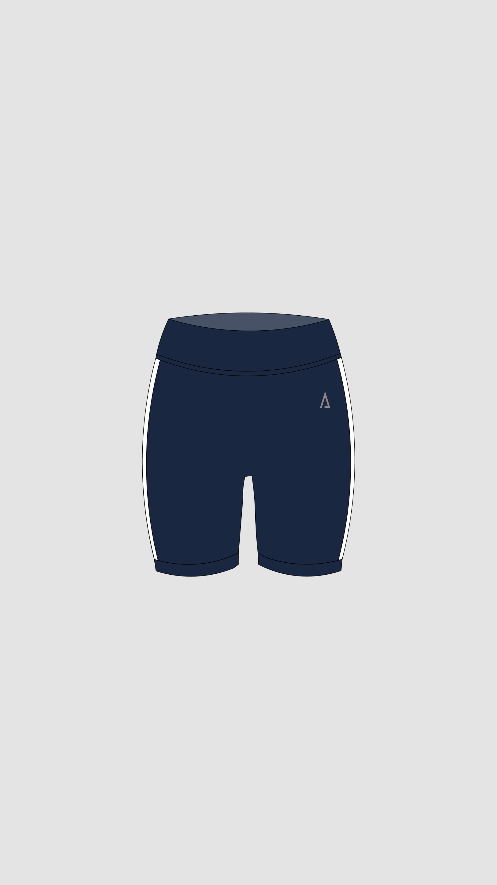 Freedom Contrast Shorts- Navy Blue