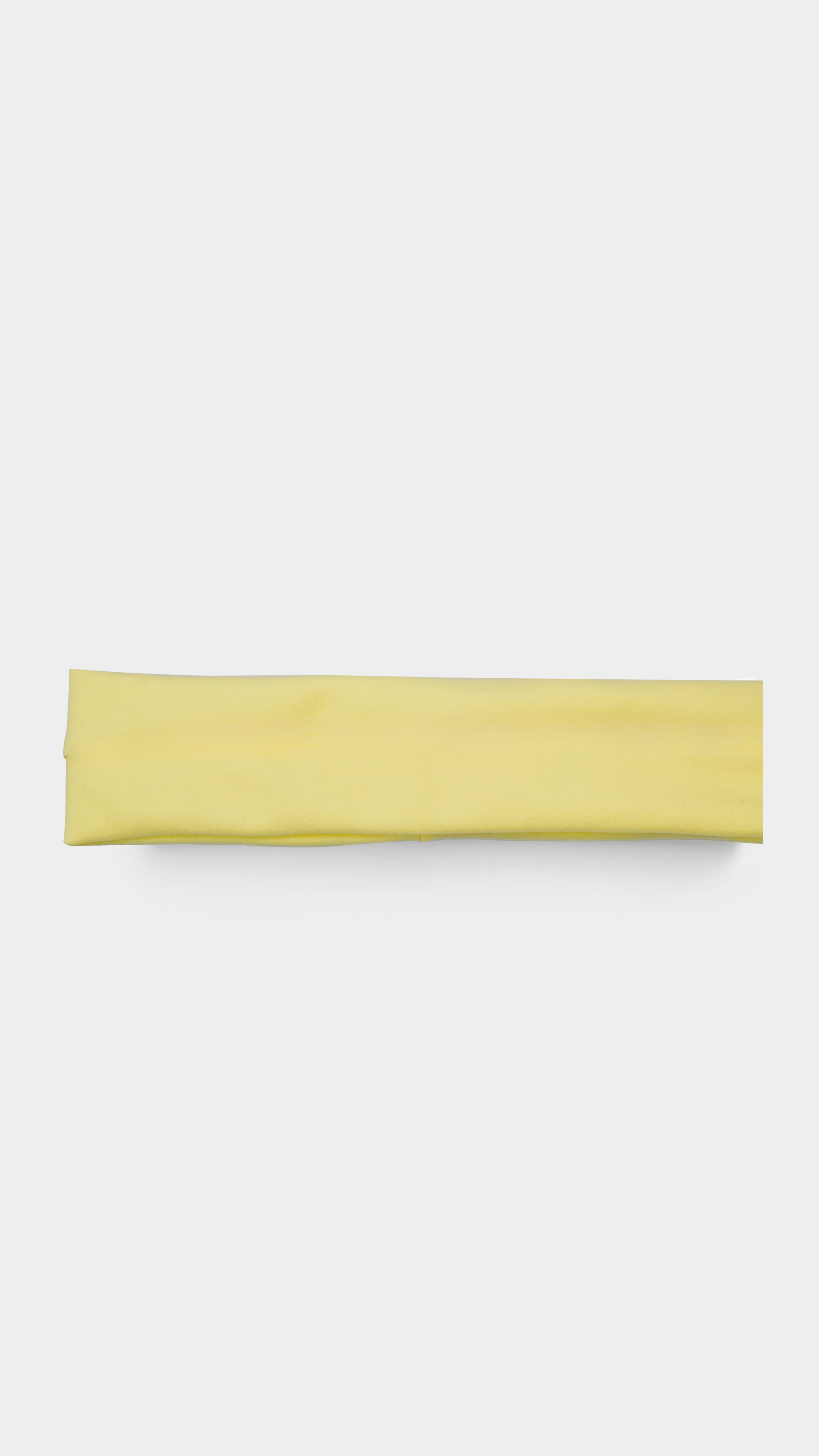 Gym Headband - Butter Yellow