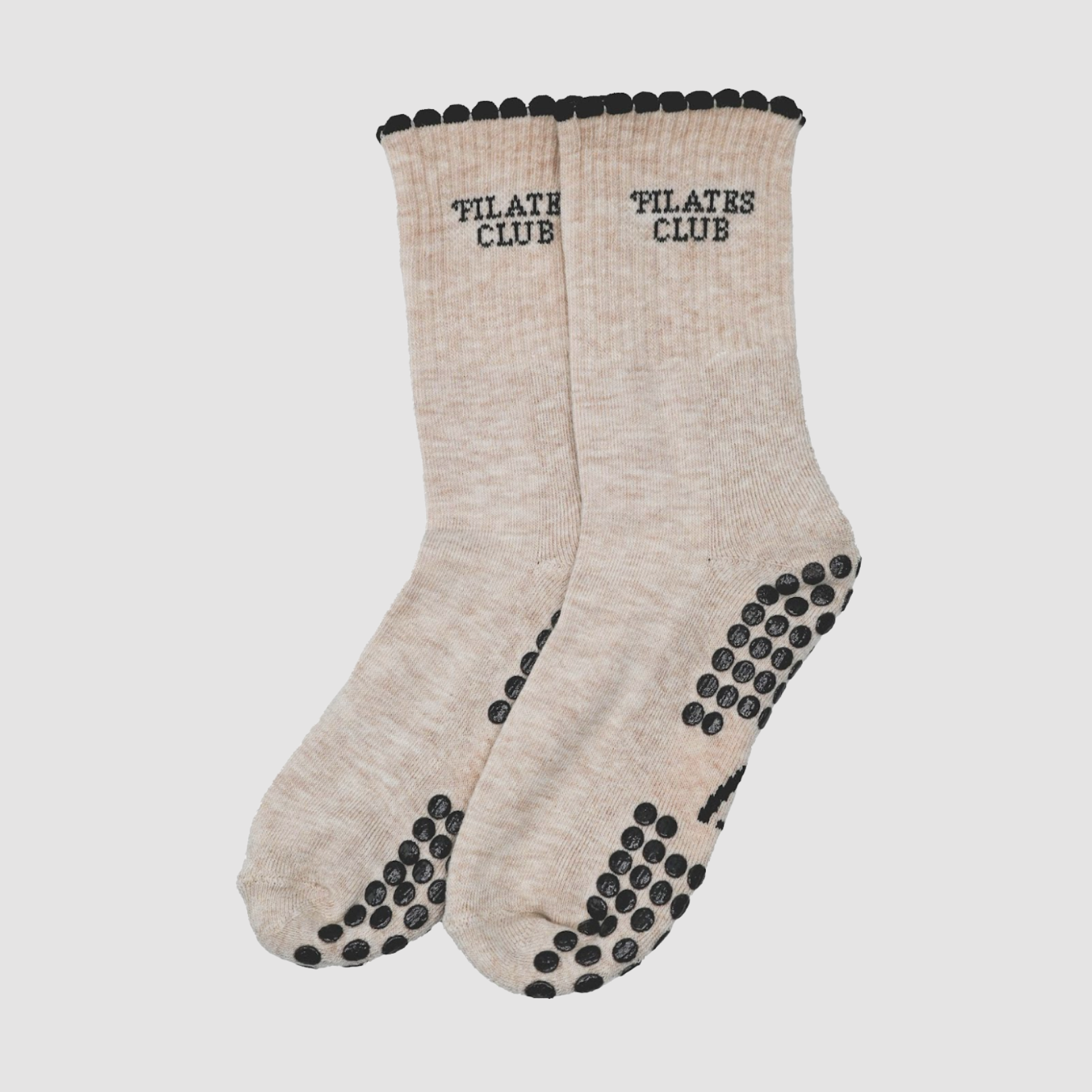 Pilates Club Grip Socks- Espresso
