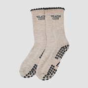 Pilates Club Grip Socks- Espresso