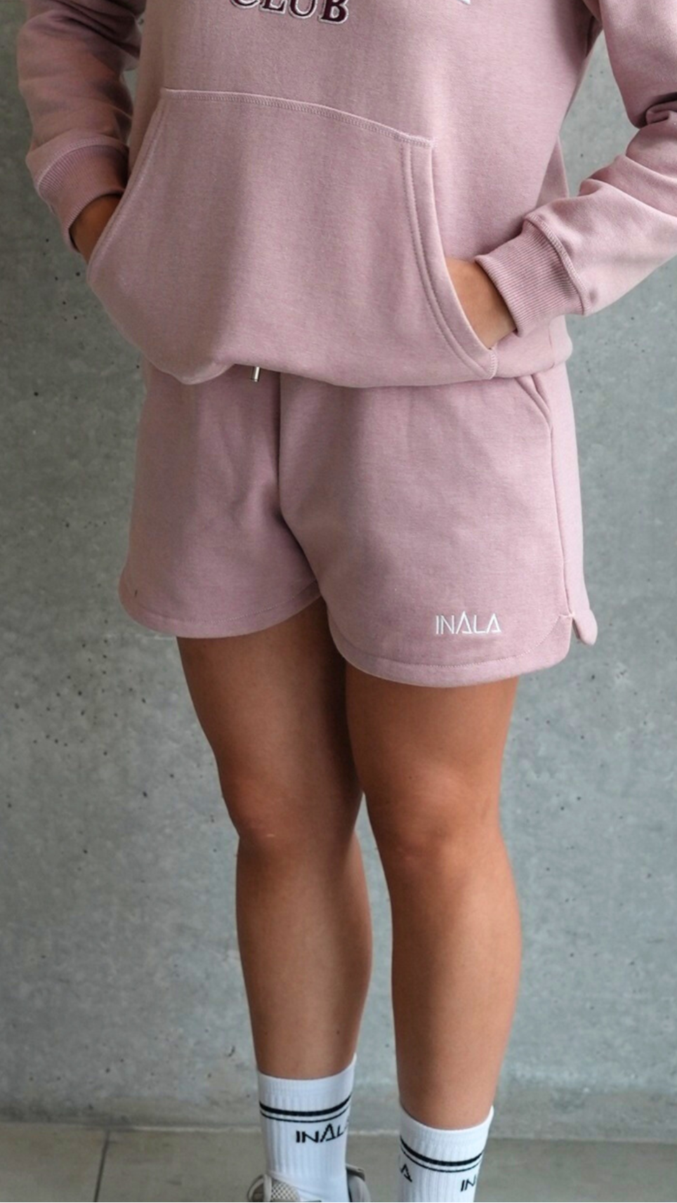 Cozy Sweat Shorts- Pink