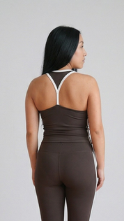 Freedom Halter Tank - Dark Brown
