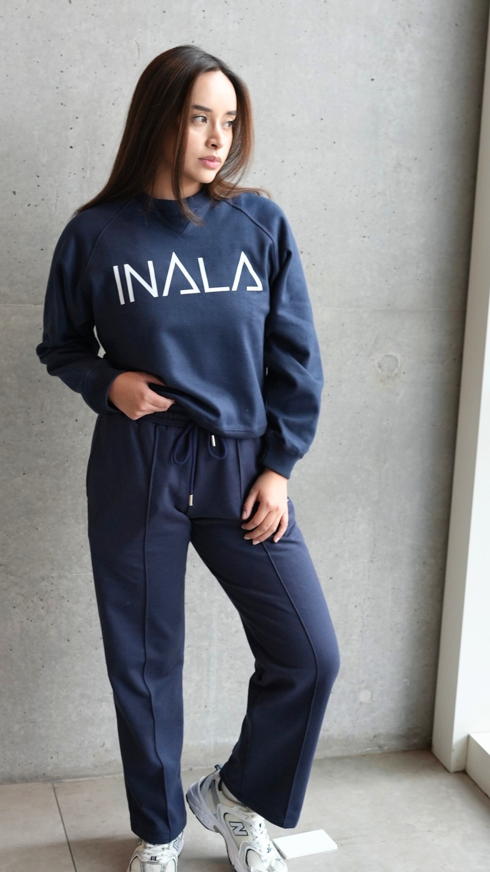 INALA Sweater-Navy Blue