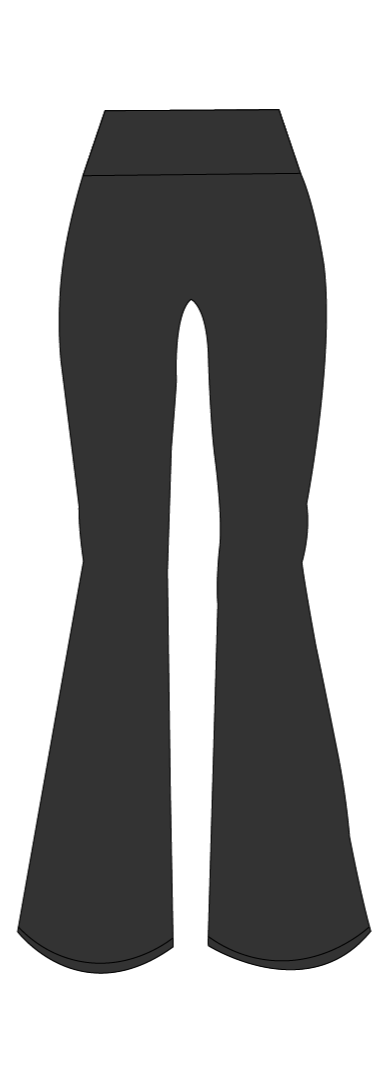 Leggings de basta ancha - Black