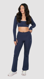 Leggings de basta ancha - Navy Blue
