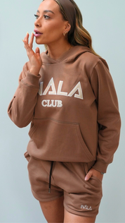 INALA Varsity Hoodie-Cinammon