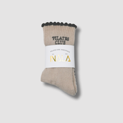 Pilates Club Grip Socks- Espresso