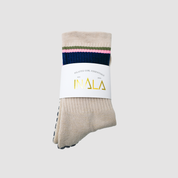Stripe Grip Socks- Retro