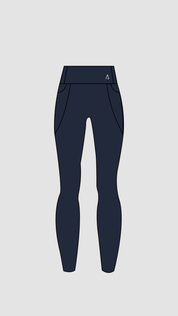 Dynamic Leggings con bolsillos laterales- Midnight Blue