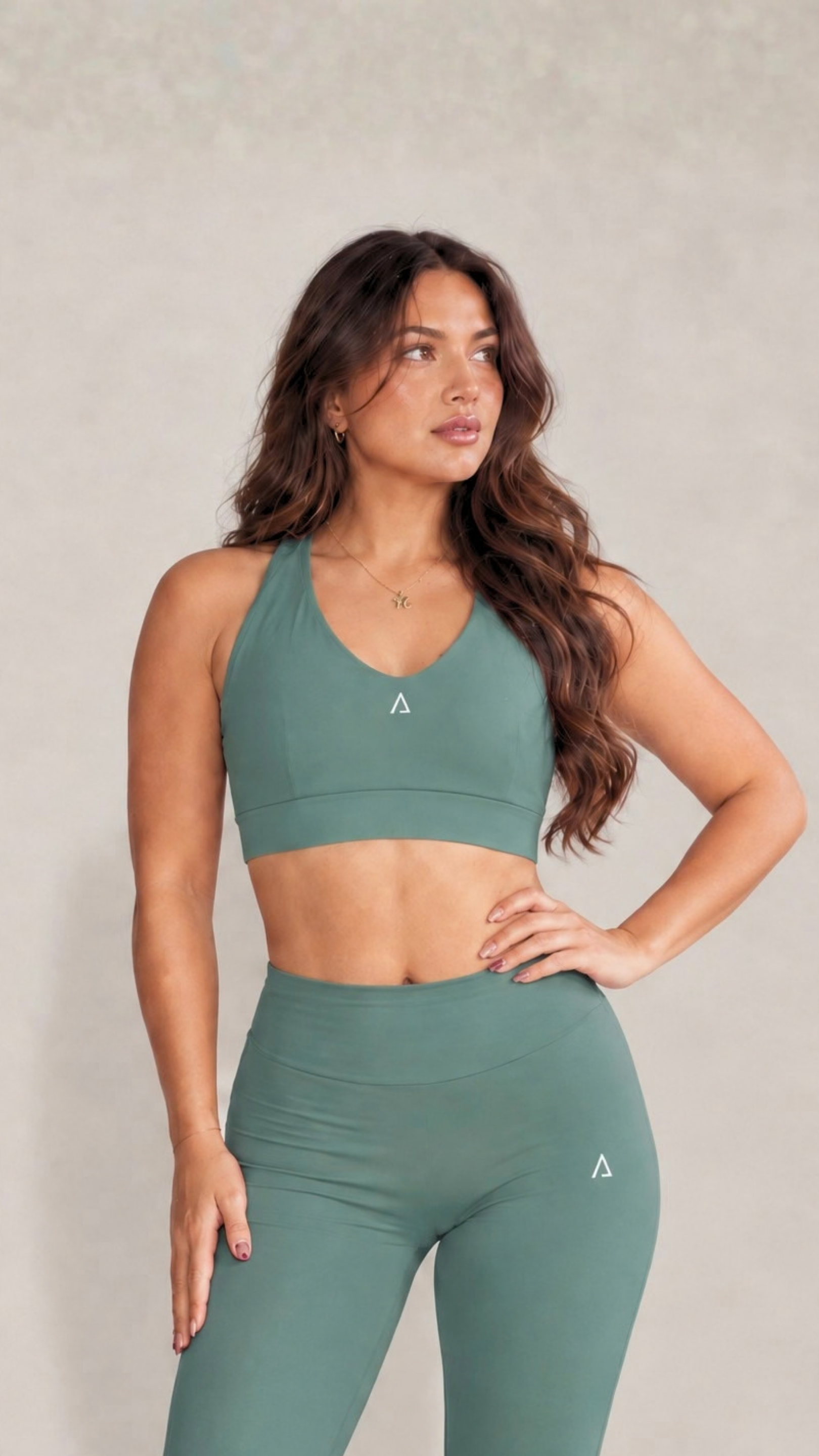 Dynamic Halter - Botanical Green