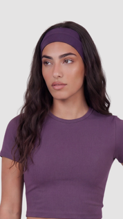 Gym Headband - Grape