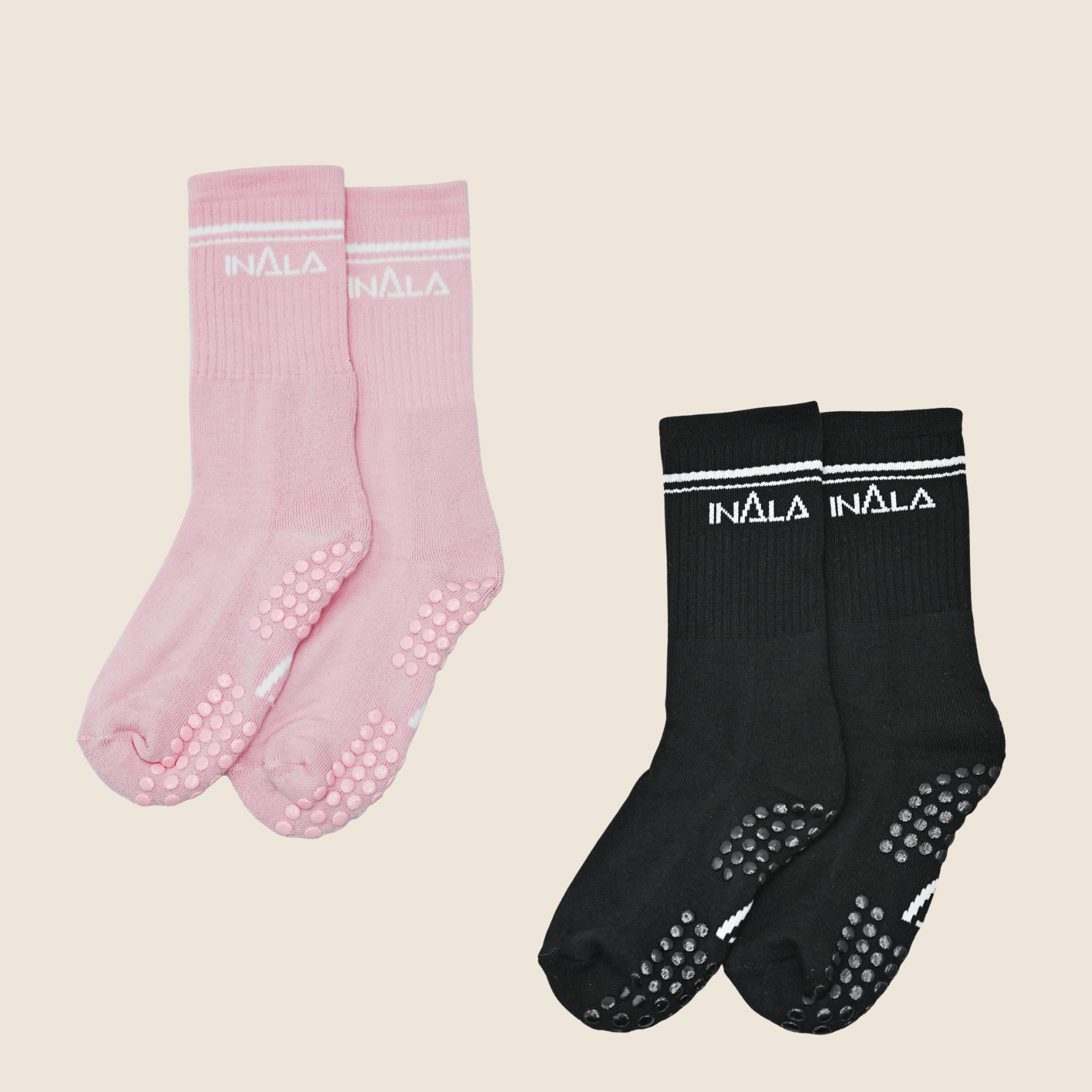 Pilates Flow Socks- 2 Pack