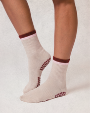Stripe Grip Socks- Darling