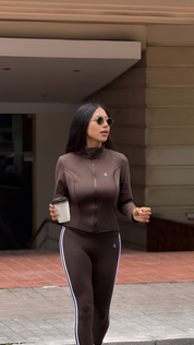 Sculpt Jacket- Dark Brown