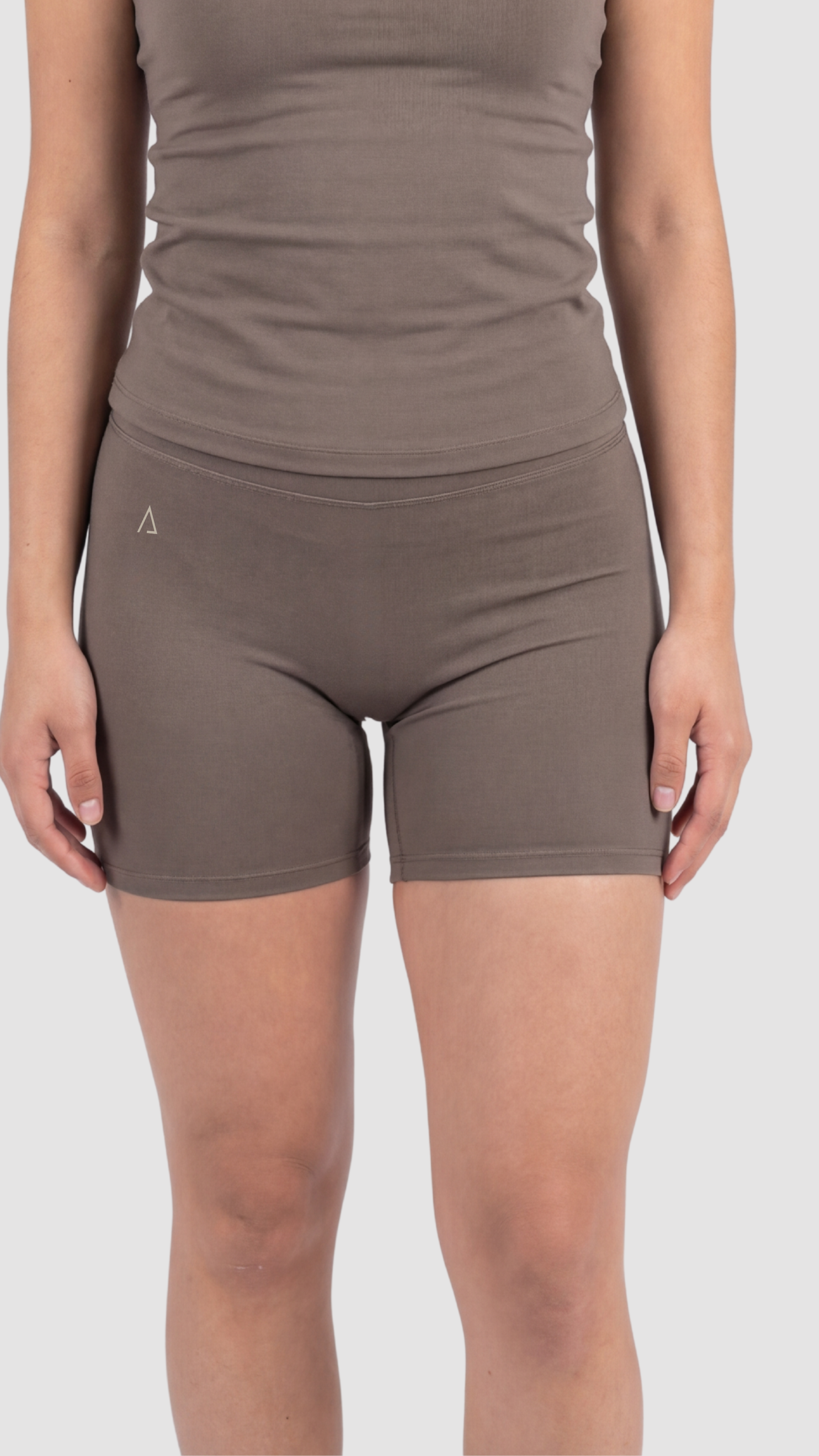 Soft Shorts- Deep Taupe