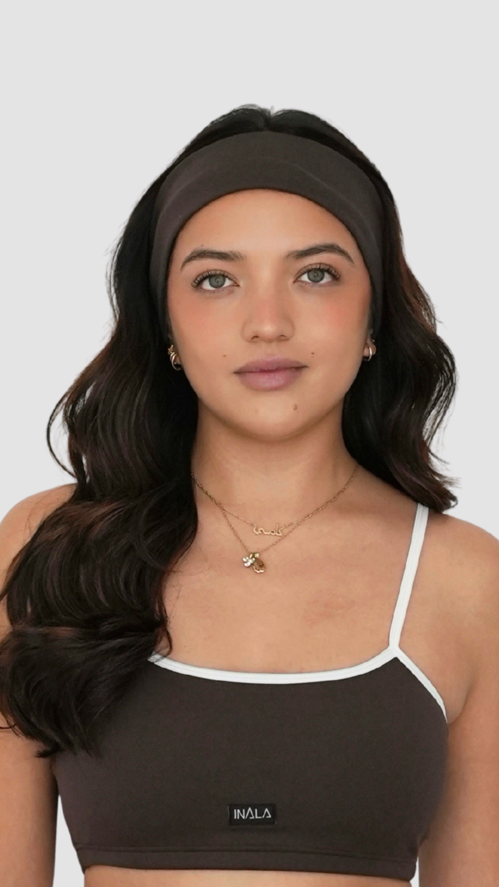 Gym Headband - Dark Brown