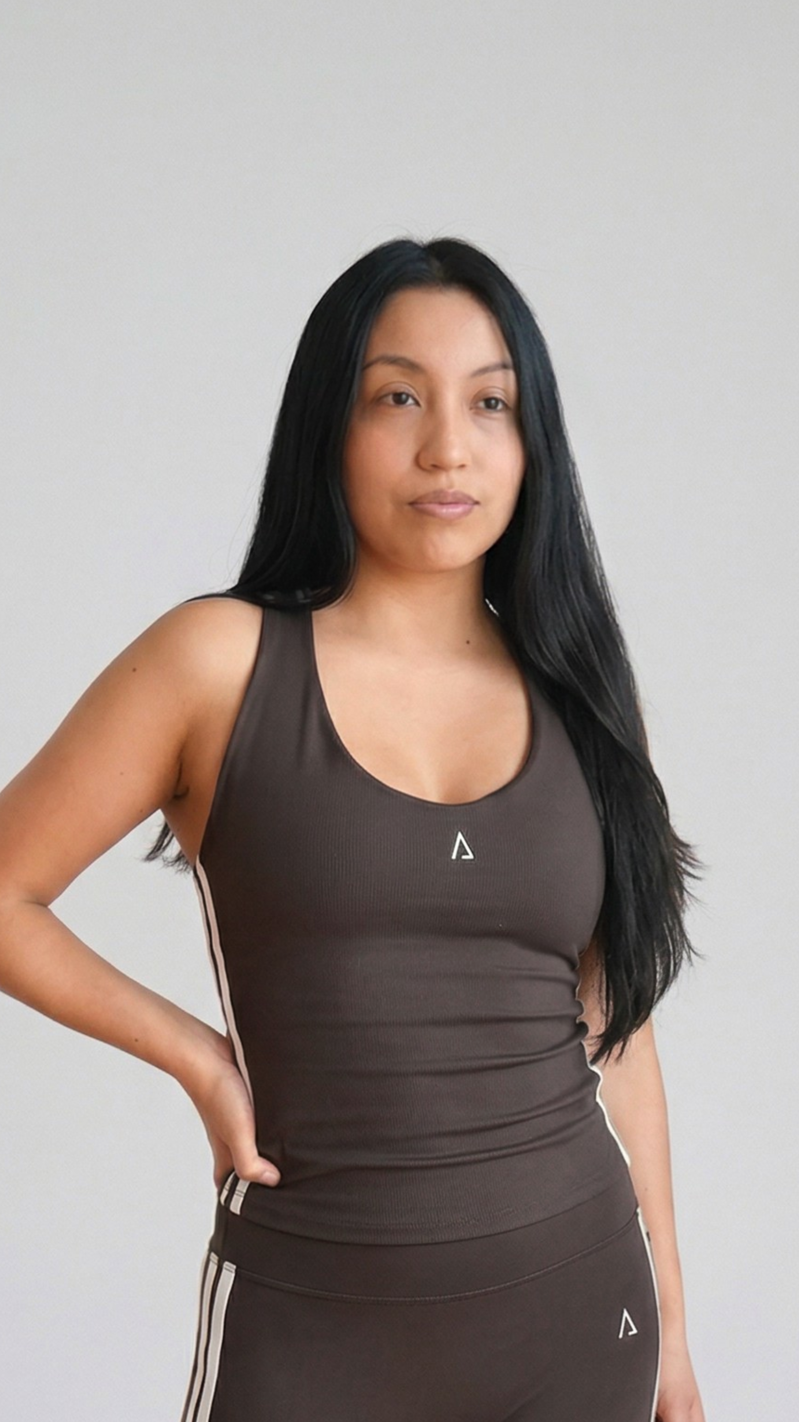 Freedom Halter Tank - Dark Brown