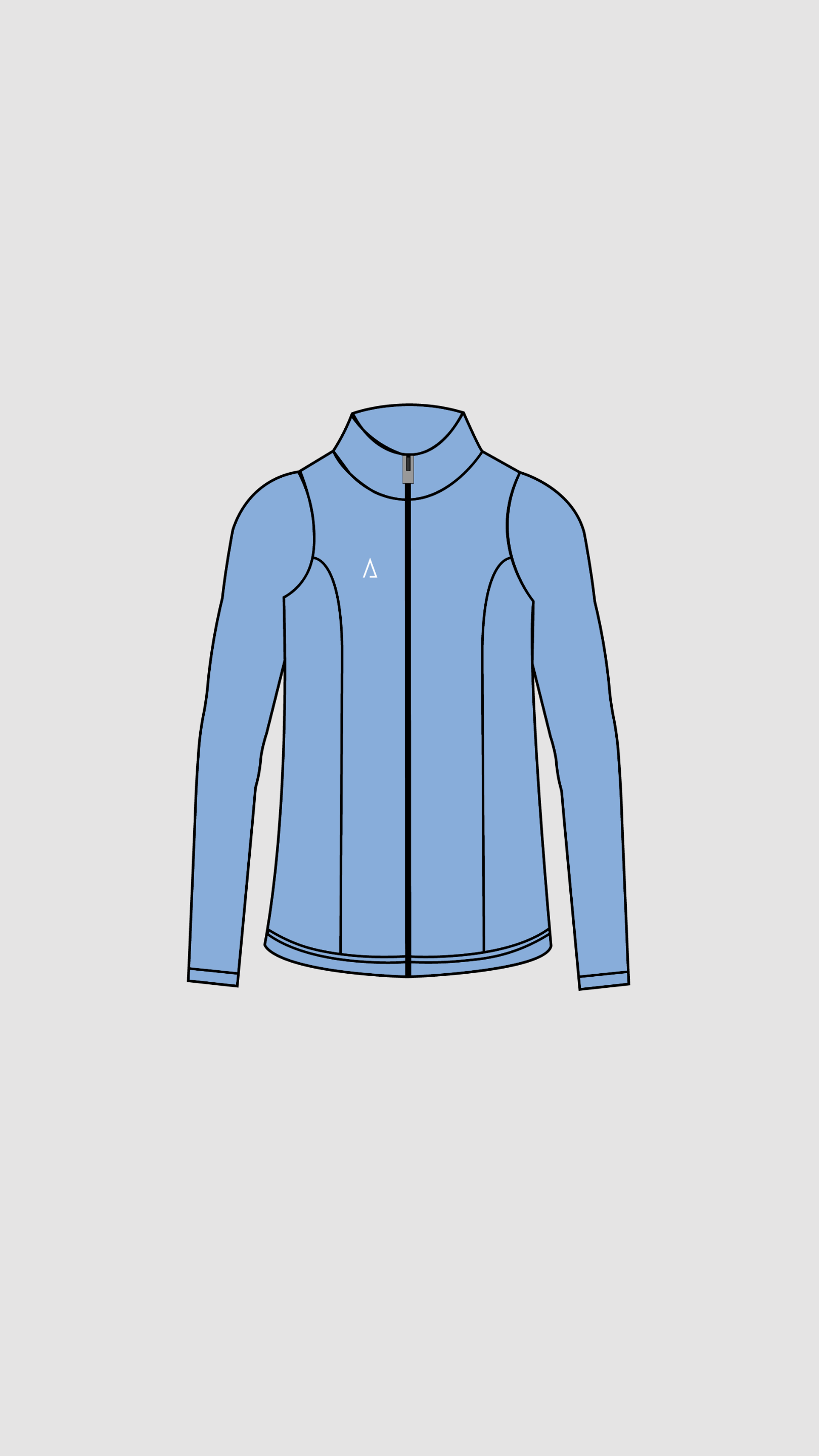 Sculpt Jacket- Baby Blue