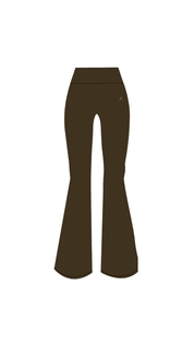 Leggings de basta ancha - Dark Brown