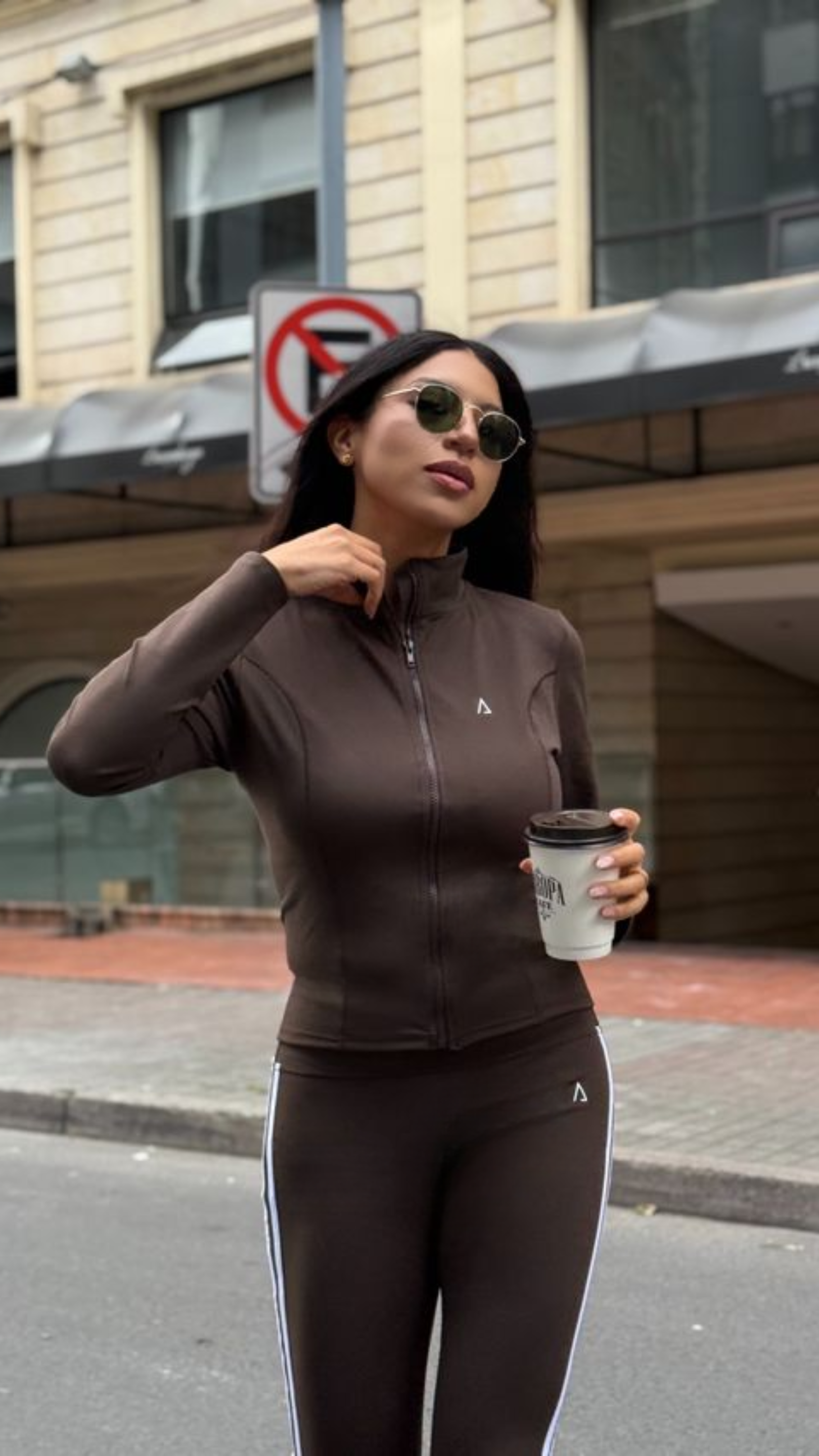 Sculpt Jacket- Dark Brown