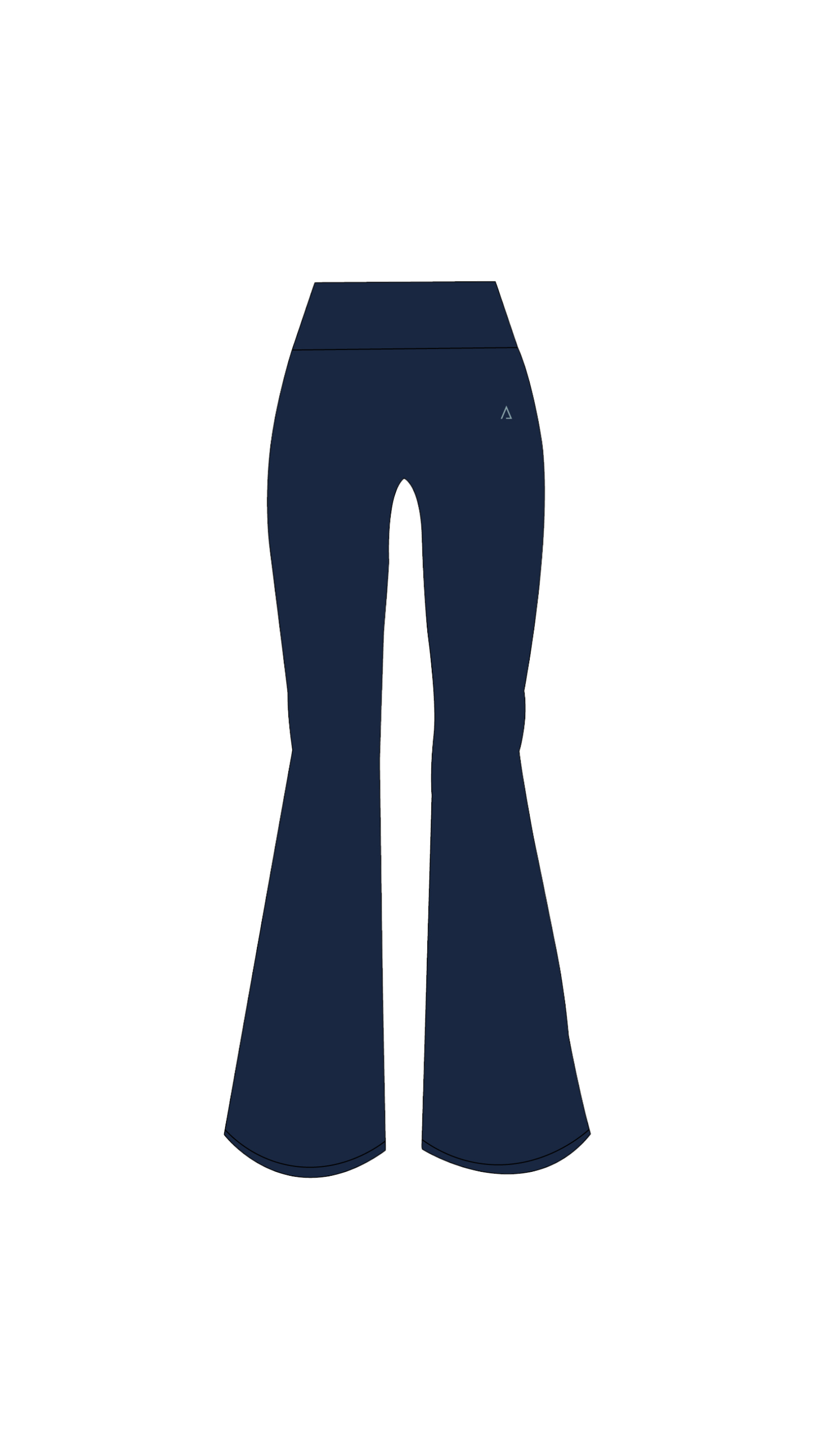 Leggings de basta ancha - Navy Blue