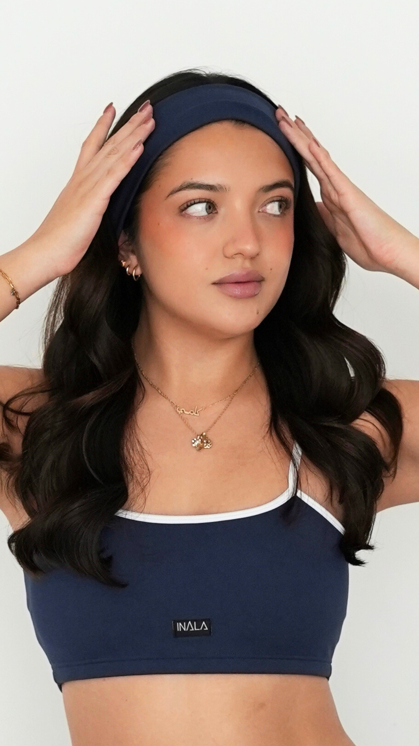 Gym Headband - Navy Blue