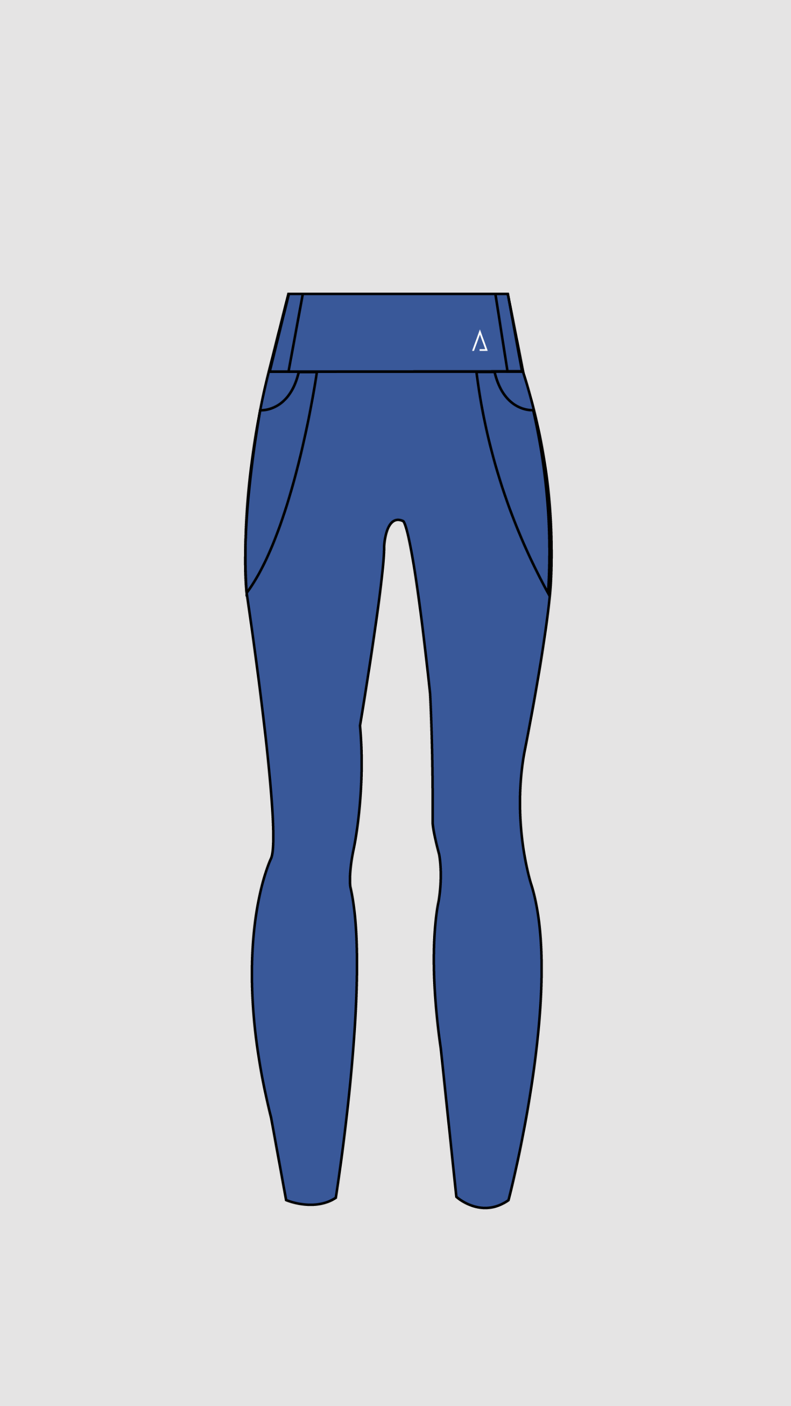 Dynamic Leggings con bolsillos laterales- Electric Blue
