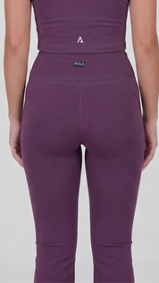 Leggings de basta ancha - Grape