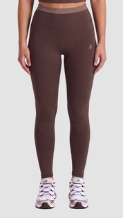 Freedom Contrast Leggings - Dark Brown
