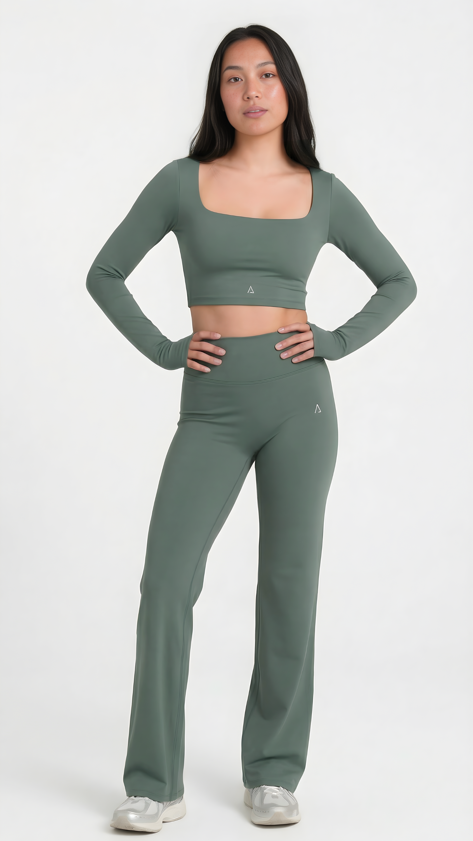 Dynamic Straight Leg - Botanical Green