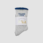 Pilates Club Grip Socks- Grey