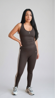 Freedom Halter Tank - Dark Brown