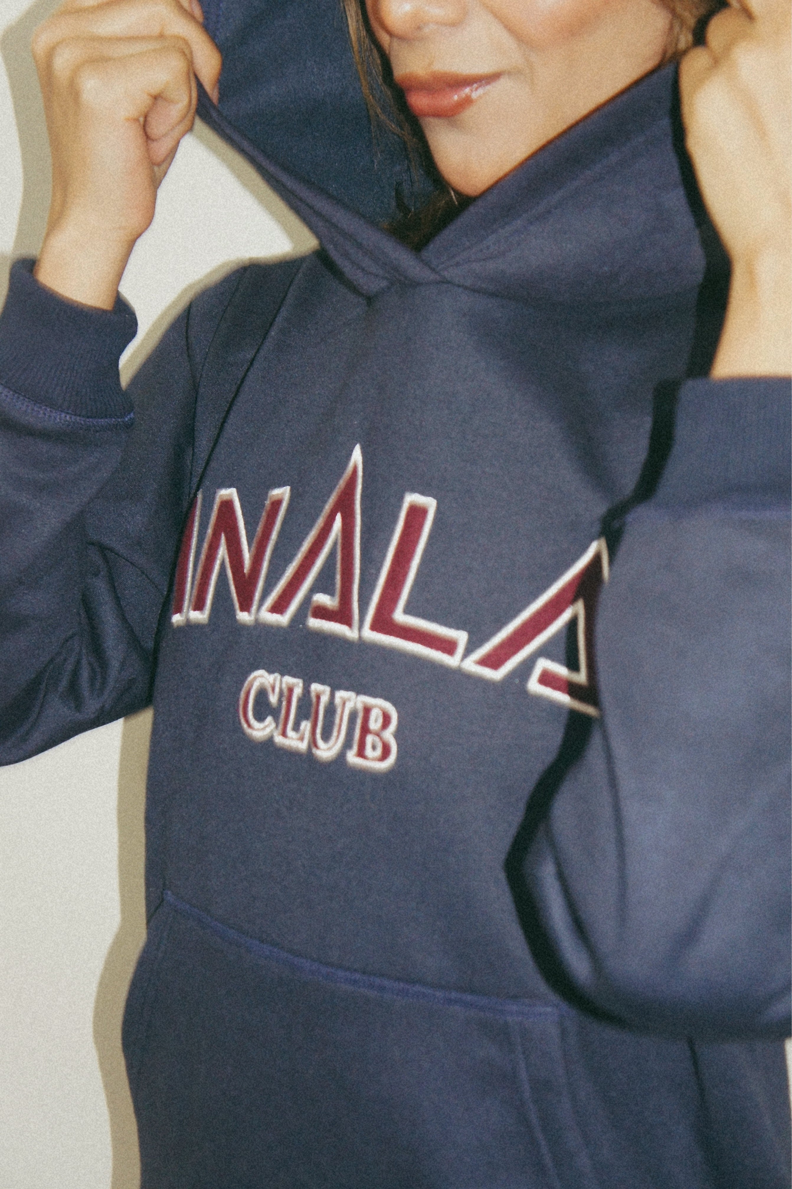 INALA Varsity Hoodie-Navy Blue