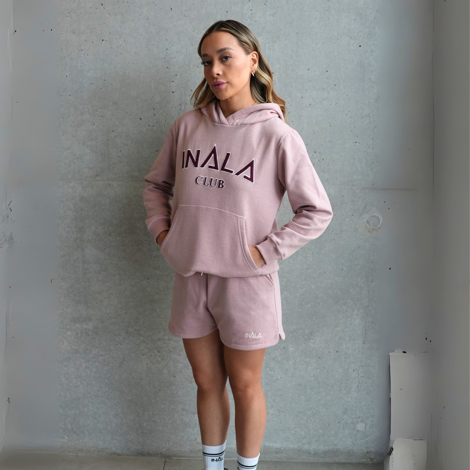 Cozy Sweat Shorts- Pink