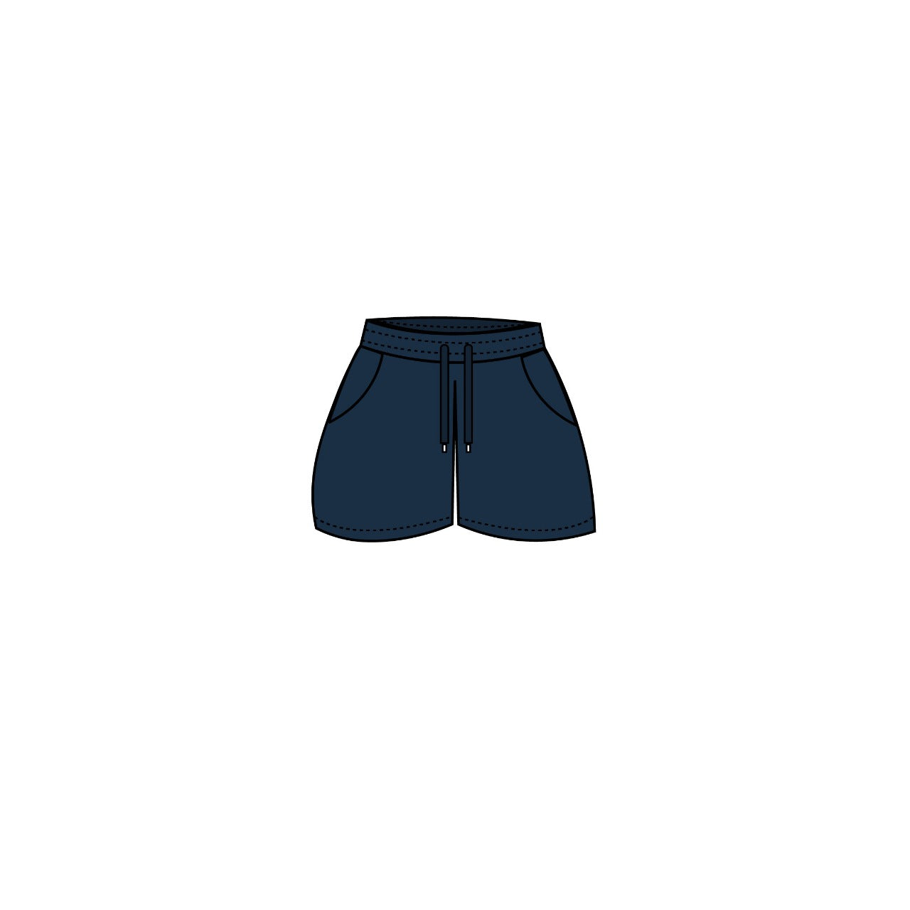 Sweat Shorts- Navy Blue