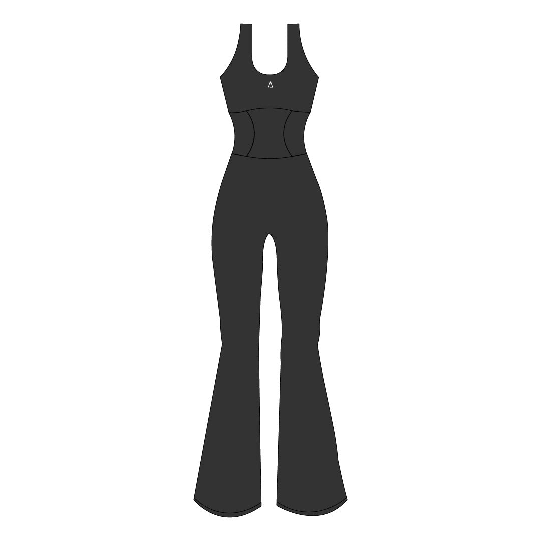 Flare Unitard (Enterizo) - Black